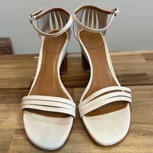 Coclico Iris heel in greige, size 39 (converts to size 8, 8.5)